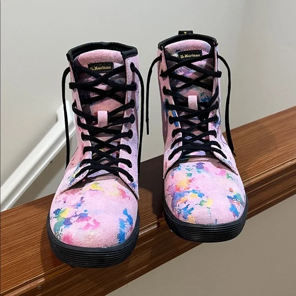 Dr. Martens Multicolor Floral Women's Boots - Picture 1 of 7